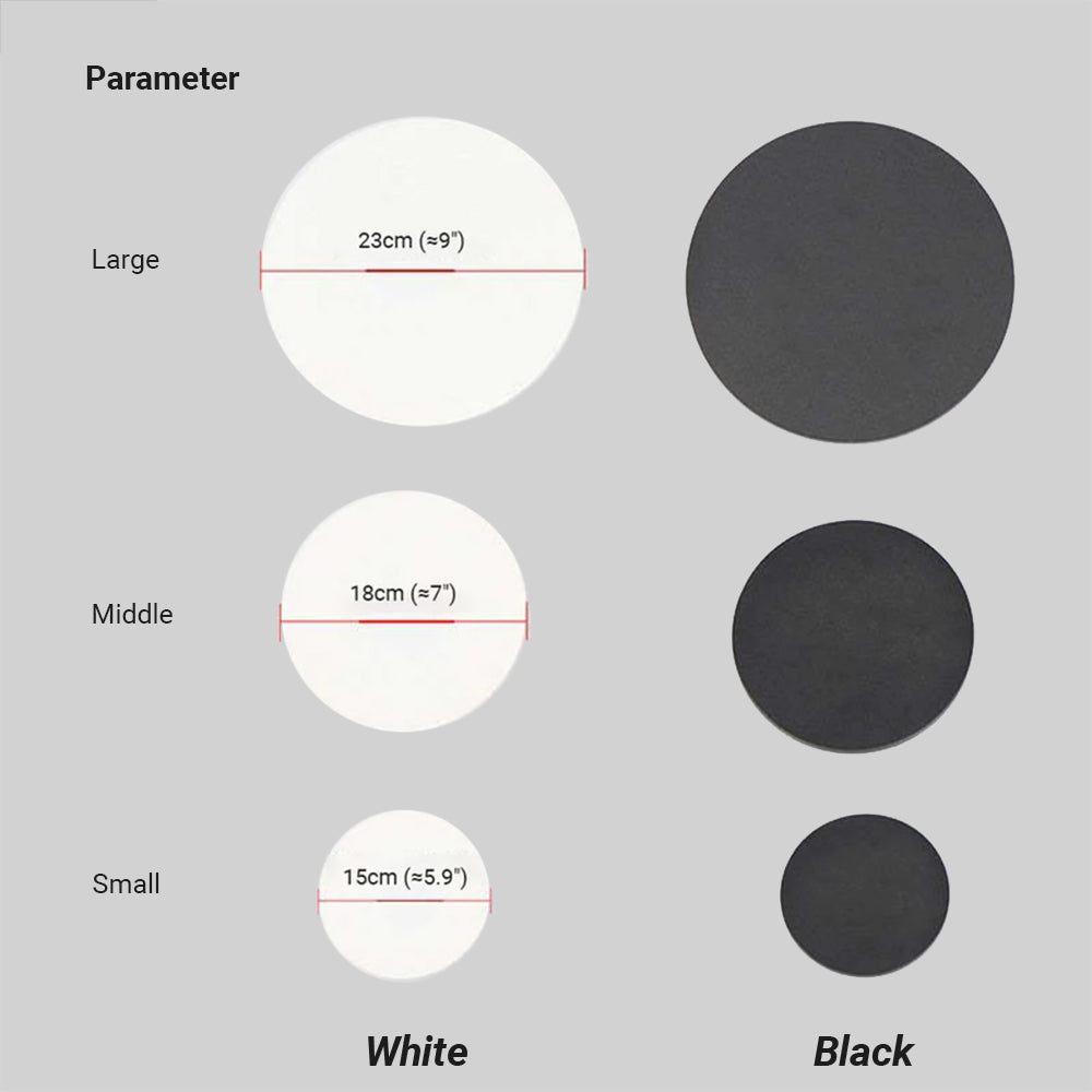 AeroLume Minimalist Outdoor Wall Light Round LED Black White | Lersk