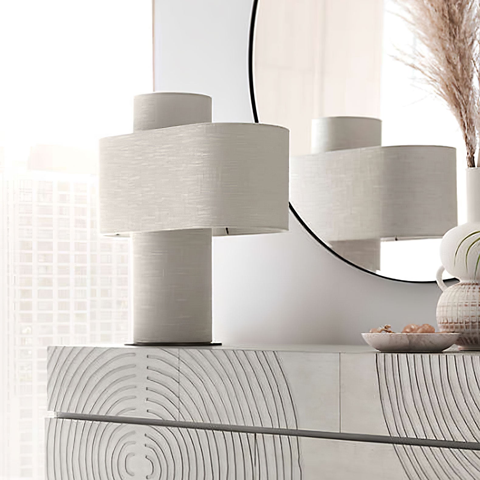 Stolní lampa Aurelia Glow s jemným teplým ambientním světlem | Lersk