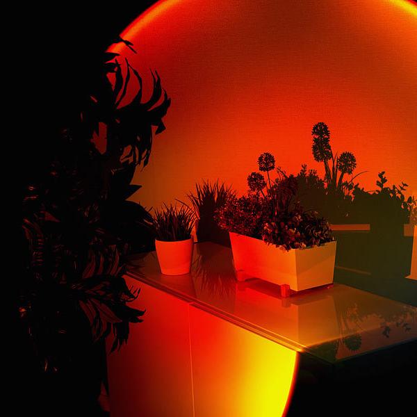 LumaVista Sunset projektorová lampa s nastavitelným náklonem a rotací | Lersk